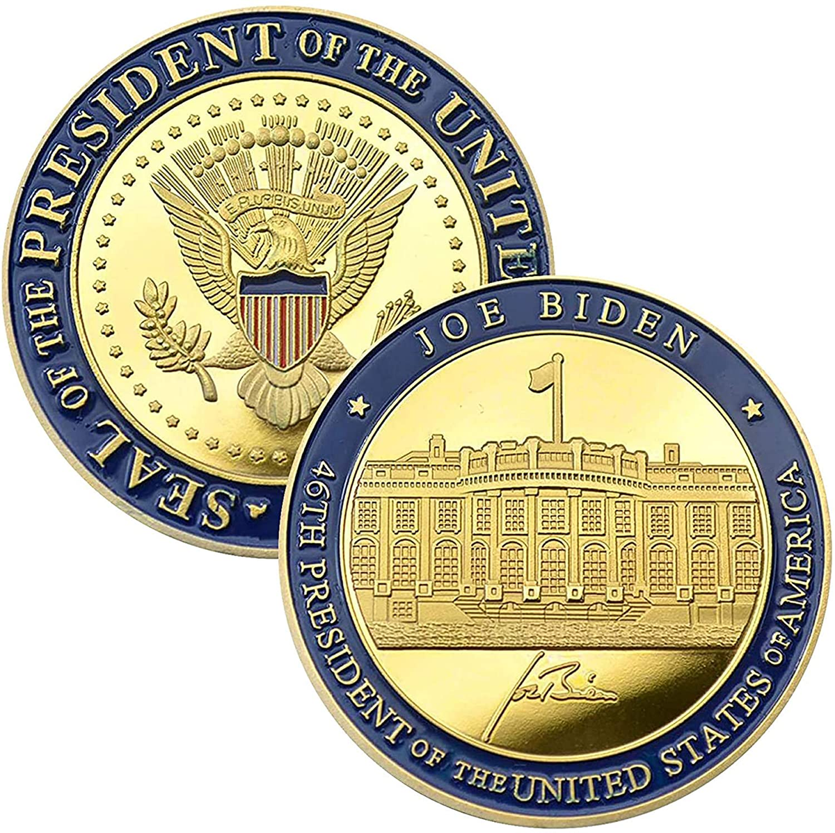 U.S. 46Th President Challenge Coin officialdemocratstore