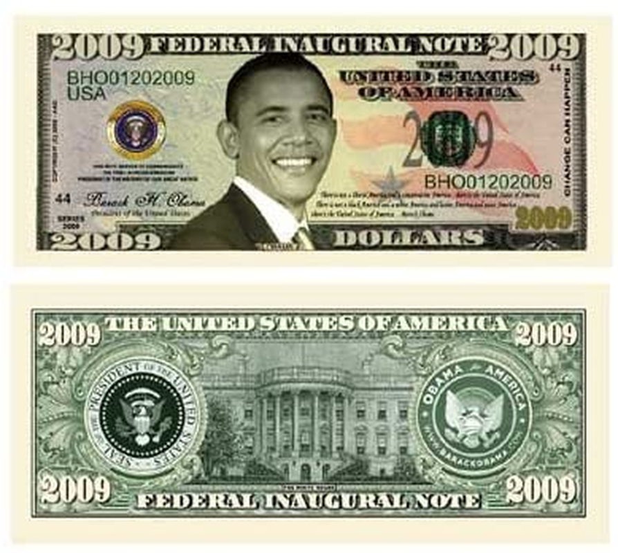 one million dollar bill obama